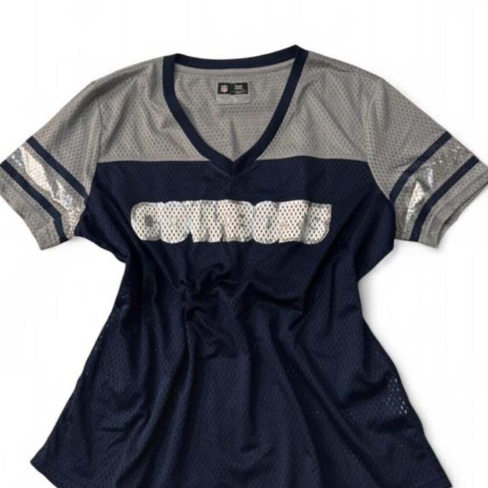 NFL Women's Navy and Blue Jersey